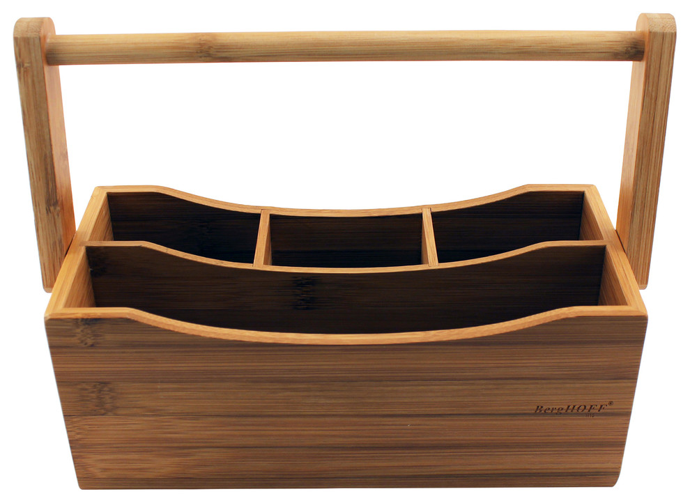 Bamboo Tea Box Contemporary Storage Bins And Boxes by BergHOFF