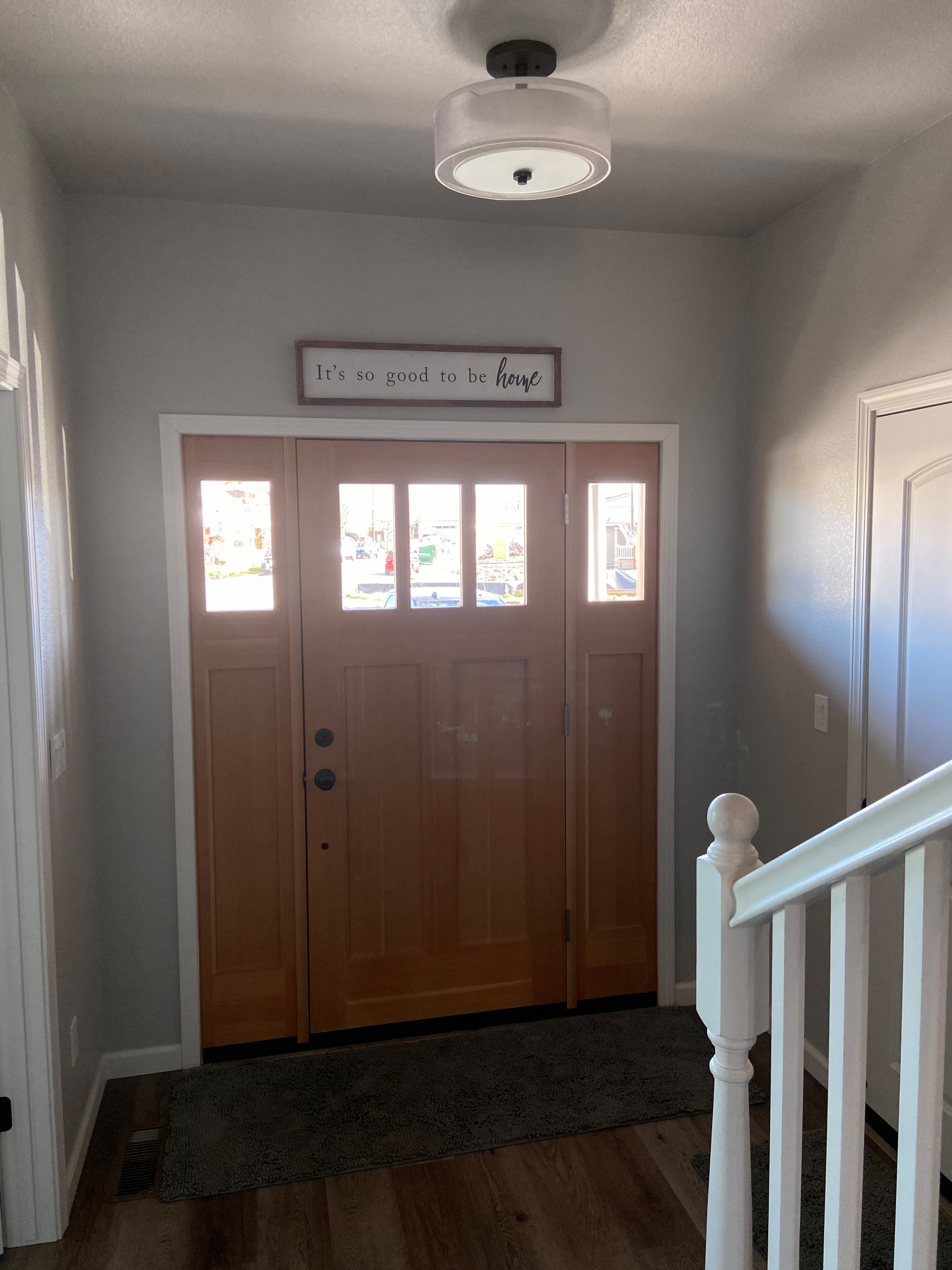 Leal residence front entry