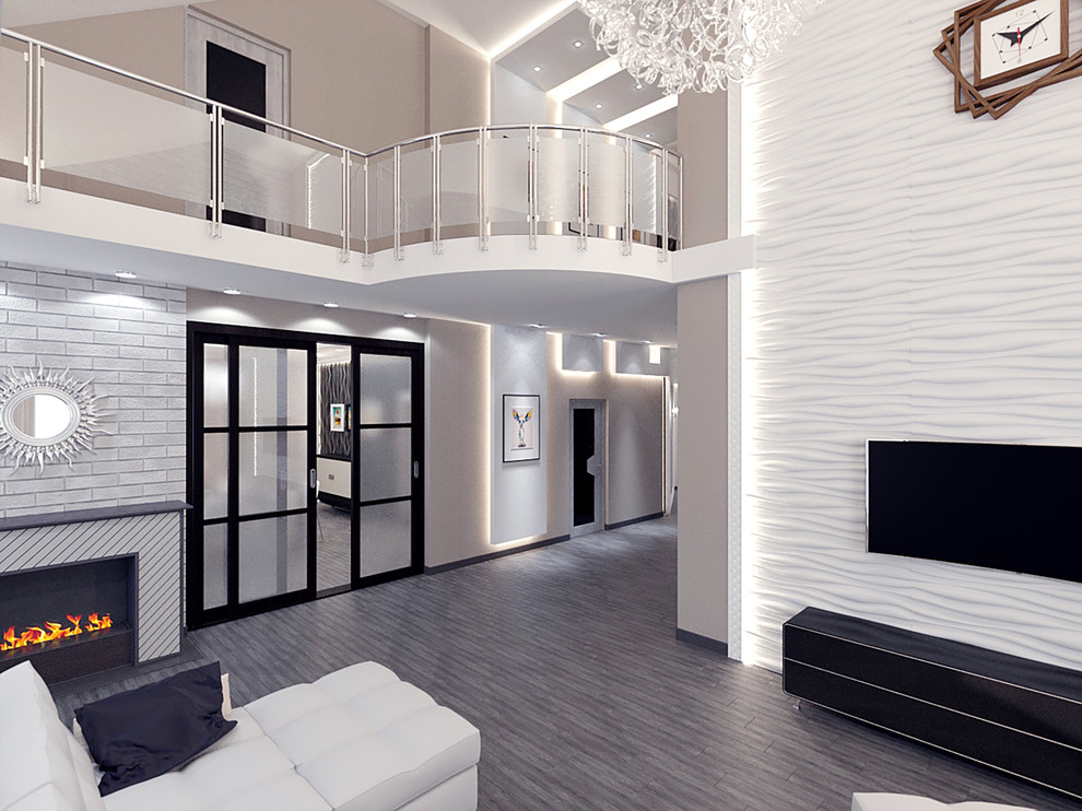 3-х этажный коттедж с интересной круглой планировкой