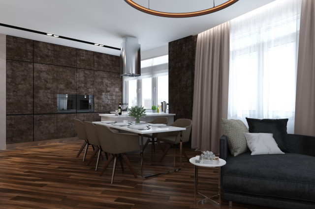 MODERN LUXURY SIMPLICITY moderno-sala-da-pranzo