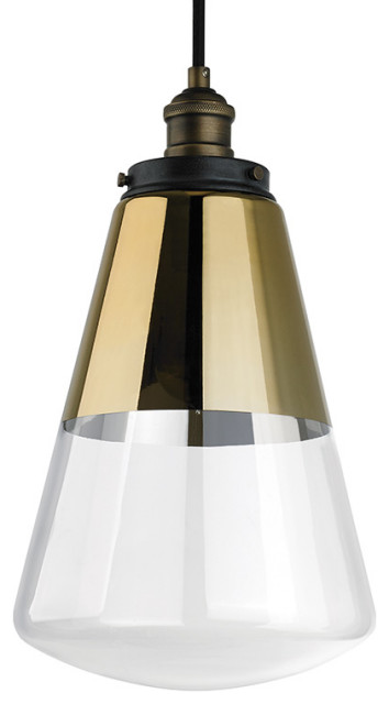 Murray Feiss P1373PAGB/DWZ Waveform 1 Light Pendant, Polished Nickel ...