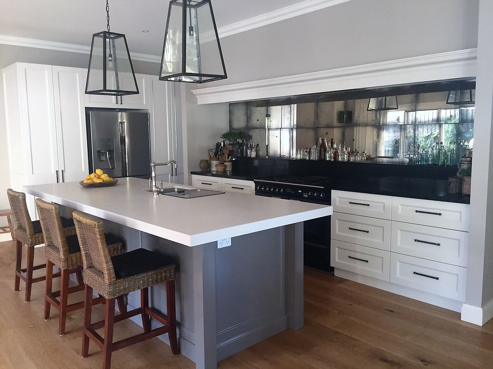 Photo of a transitional kitchen in Wollongong.