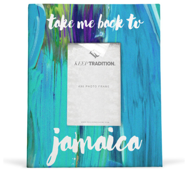 Jamaica Paint Picture Frame With 4 X6 Photo Insert