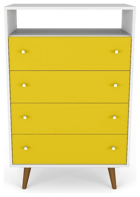 Liberty Dresser, White/Yellow
