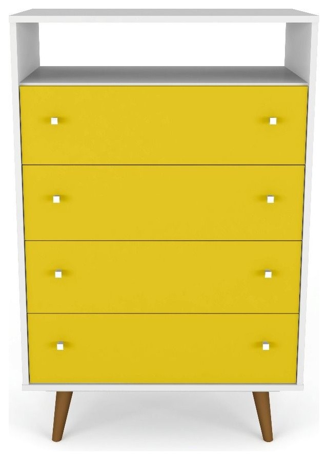 Liberty Dresser, White/Yellow