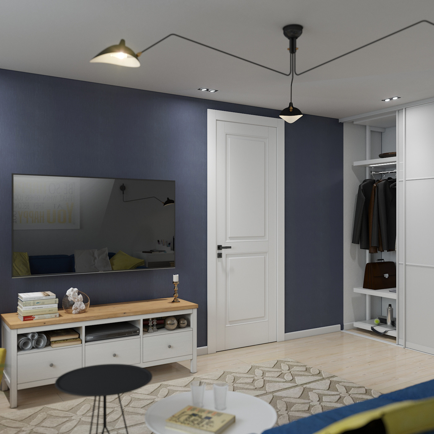 Однокомнатная квартира "Синий диван"