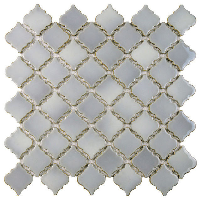 12 38 X12 5 Mykonos Porcelain Mosaic Floor Wall Tile