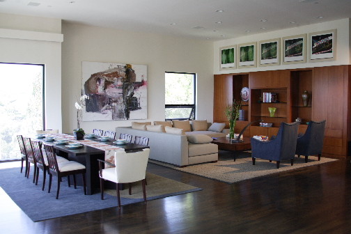 Susan Cohen, ASID contemporary-living-room