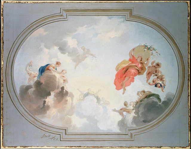 Removable Wall Murals apotheosis of flora" removable wall mural - victorian - wall Removable Wall Murals apotheosis of flora" removable wall mural - victorian - wall