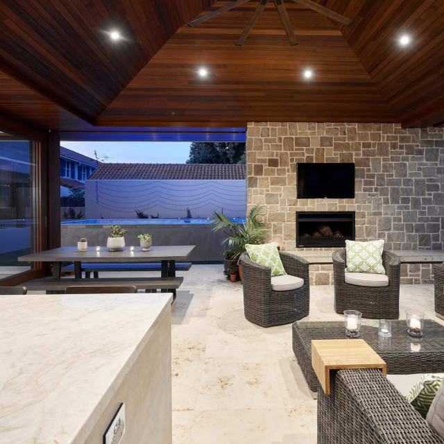 Dalkeith Project contemporary-uteplats