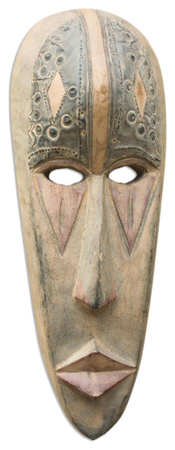 NOVICA Spirit Protector And Akan Wood Mask