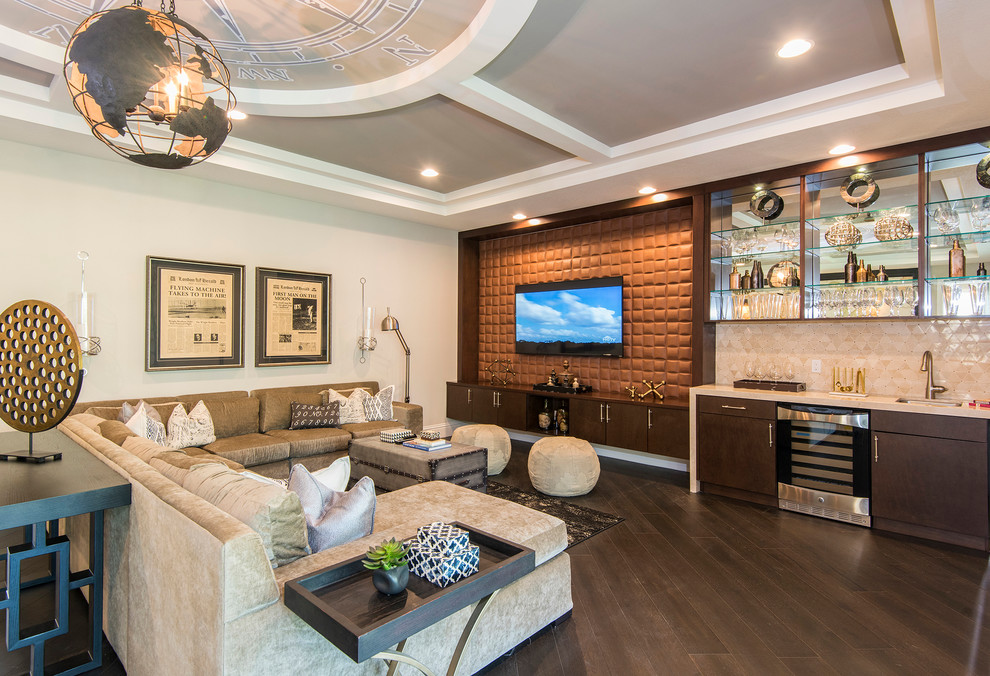 Alton - Edge D Bonus Room - This oversize bonus room offers plenty of seating, and multiple entertaining options, including large wetbar, pool table area, and tv viewing spaces. The one-of-a-kind compass ceiling treatment is a conversation starter!