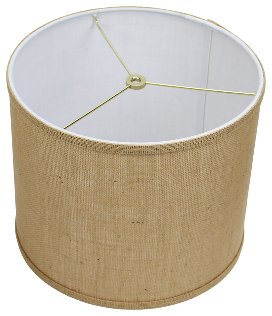 Fenchel Shades, 12"x12"x10" Spider Attachment Drum Lamp Shade