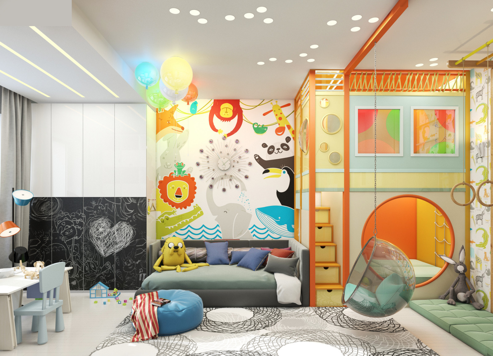 Там, где много Детских Комнат