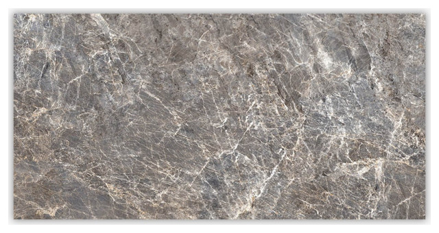 Mira Dark Grey Sand Textured 12x24 Porcelain Tile, 12x24 - Contemporary