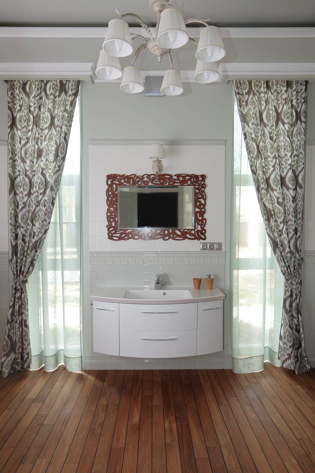 Портьерное решение. Фотосъемка