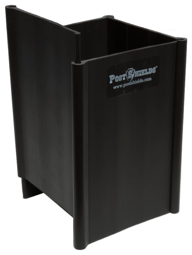 Post Shields 6" Mailbox And Fence Bronze Sleeve Grass Trimmer Protector