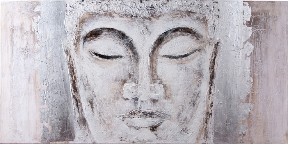 Zen Garden Buddha Painting - Multi