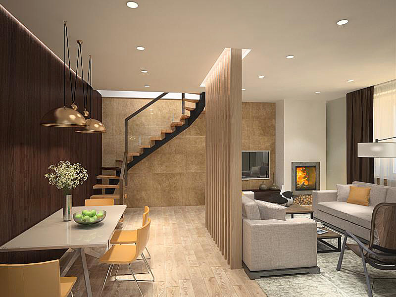 интерьер пентхауса