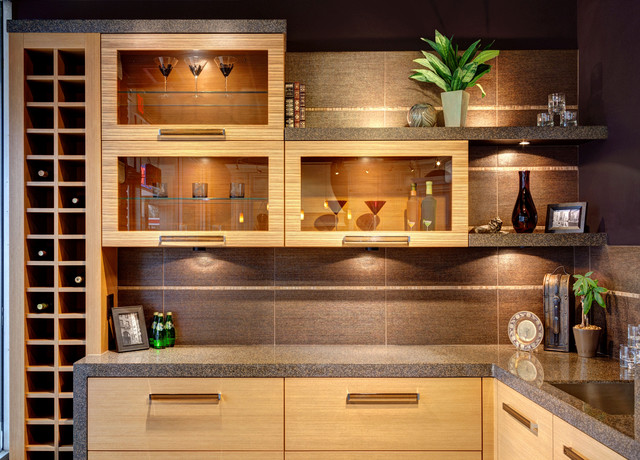 Modern Bar Showroom Display minimalistisch-kueche