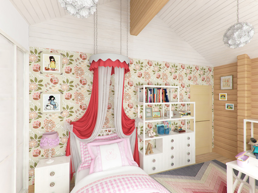 Необычное сочетание Хай-Тека и дерева в двухэтажном деревянном коттедже