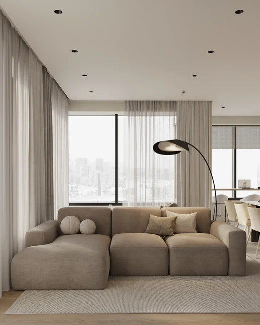 Красивая и светлая квартира в современном стиле