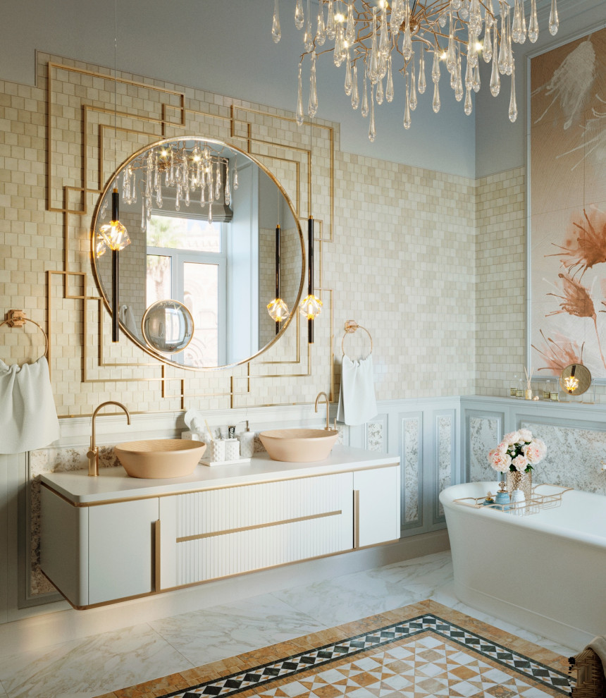 Ванная комната в Викторианском стиле.