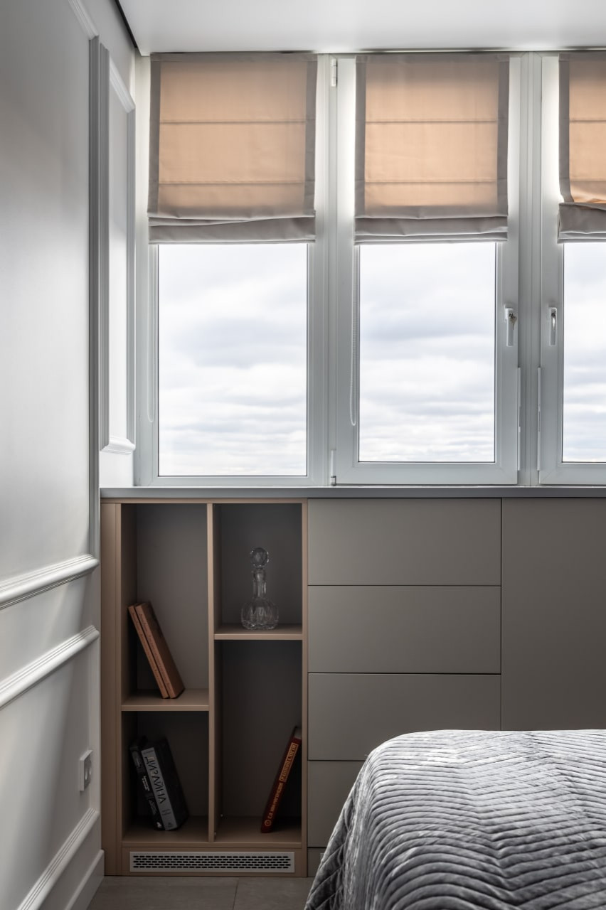 Квартира в серых тонах