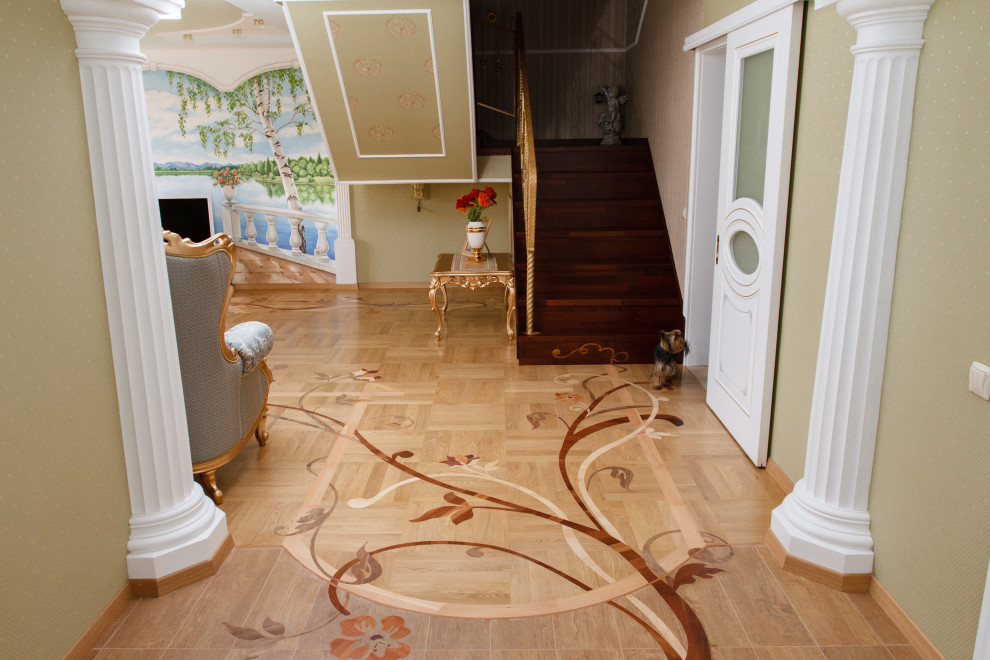 Художественный паркет в Иркутской квартире