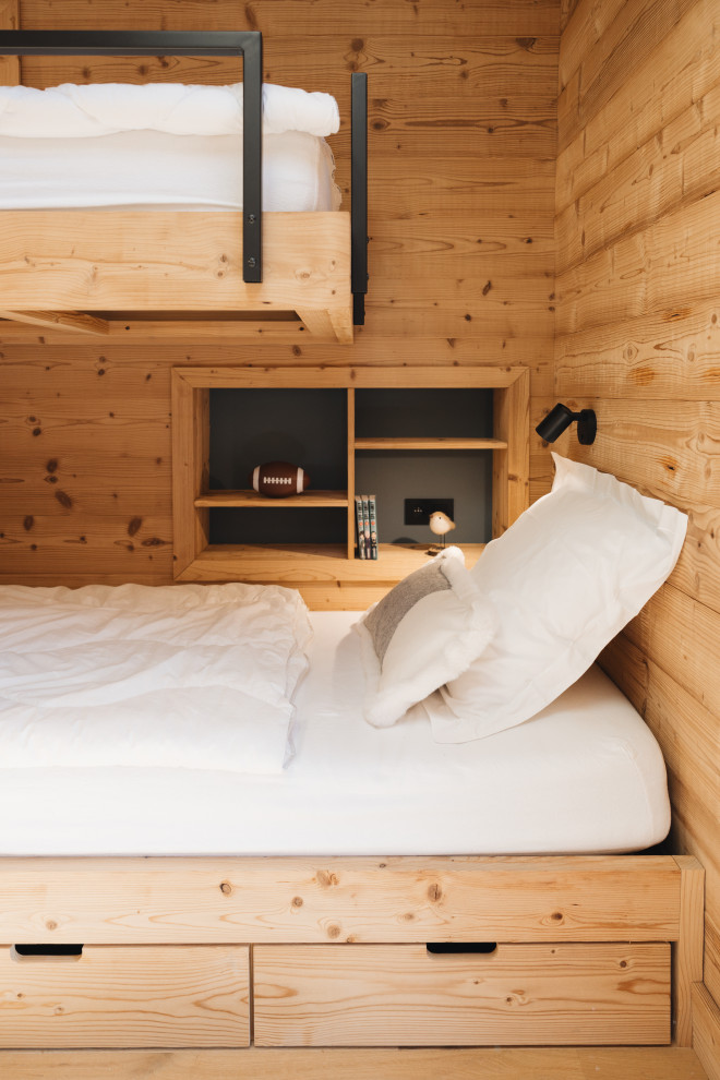 Réalisation d'une maison chalet.