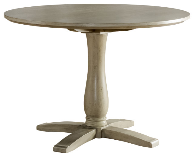 Hillsdale Ocala Wood Round Dining Table, Dining Table Traditional