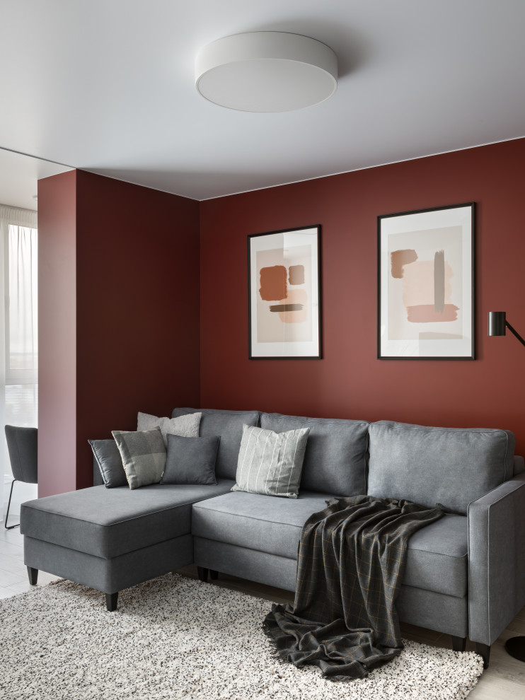 Цветовой минимализм в арендной квартире .