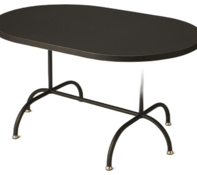 Black And Gold Coffee Table Coffee Tables by HomeRoots Houzz