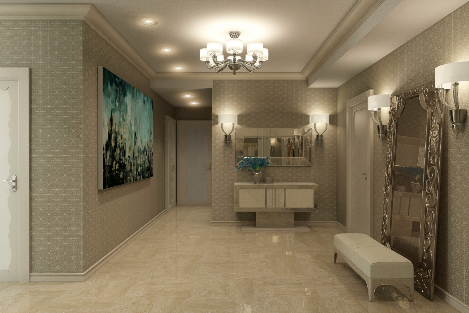 Проект квартиры в Киеве для молодой семьи