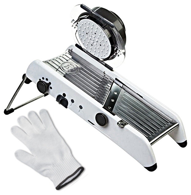 Progressive PL8 Pro Mandoline with Victorinox XLarge Cut Resistant