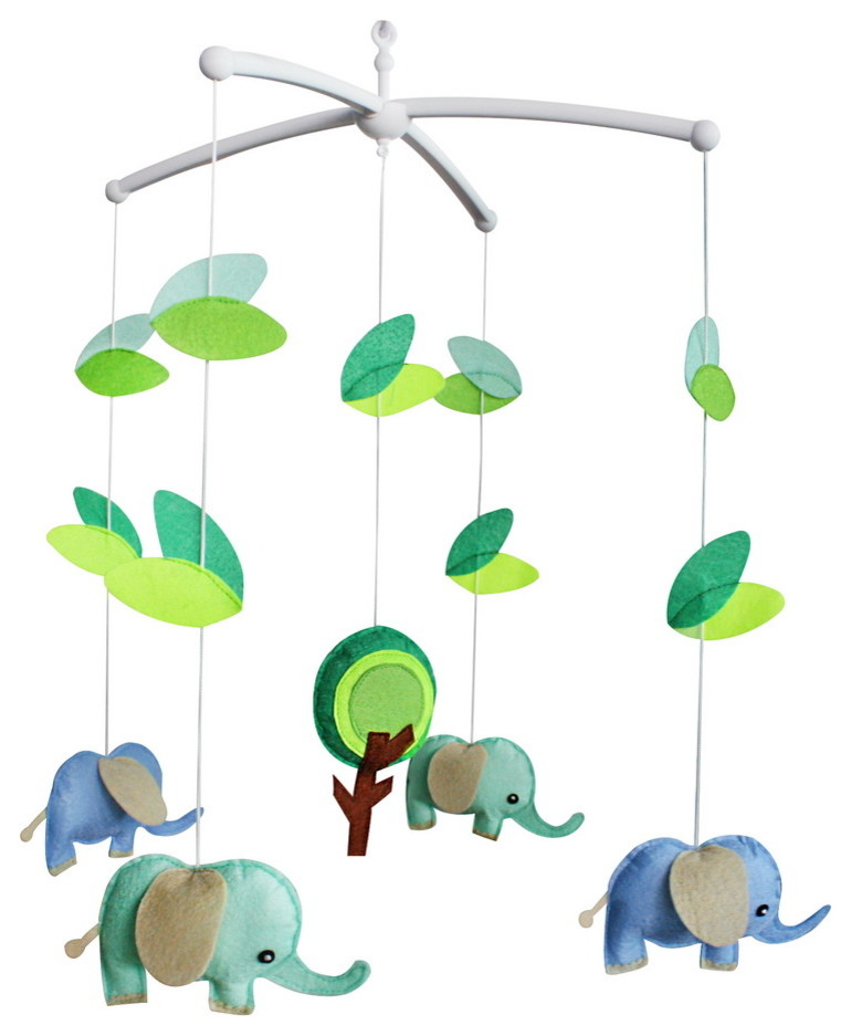 elephant cot mobile