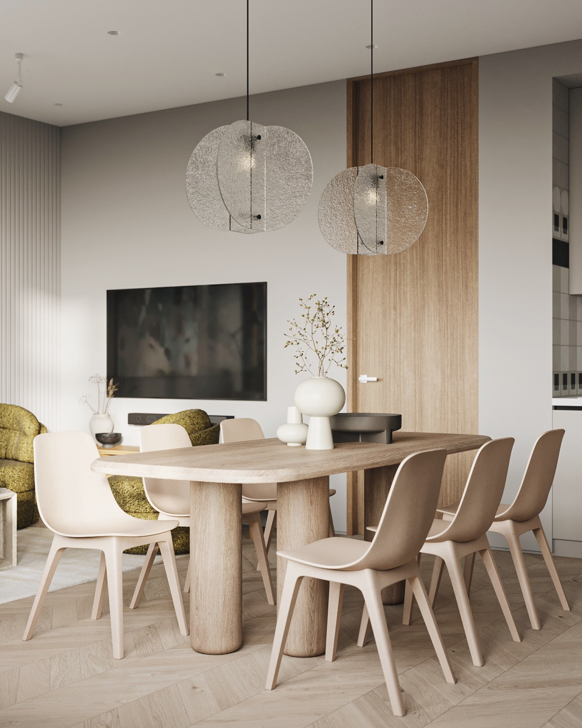 Квартира для молодой семьи площадью 82 м2, в ЖК Фонвизинский