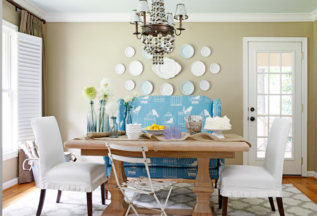 Transitional Dining Room nyklassisk-matplats