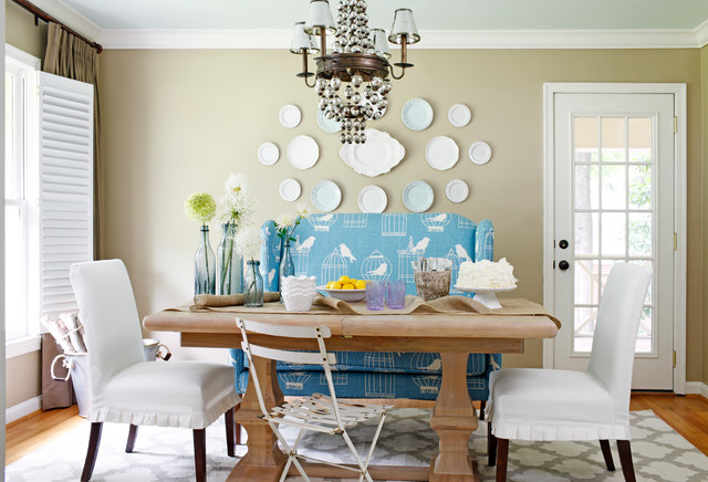 Mix Up Your Dining Chairs, Upholstered Dining Bench And Matching Chairs