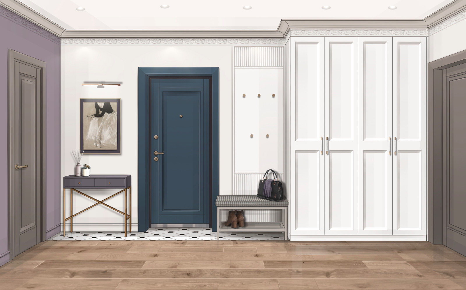 Проект квартиры 50 м2