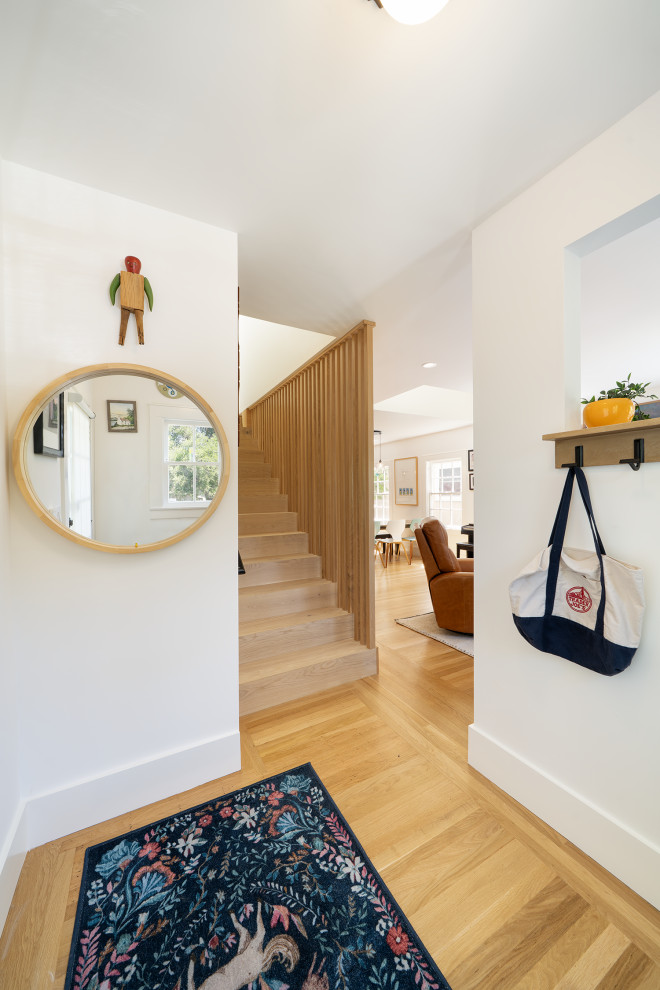 Modern Remodel with Custom White Oak Millwork