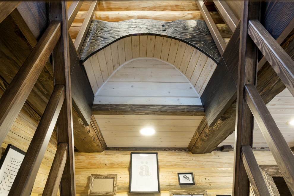 Дизайн и внутренняя отделка дома из бруса