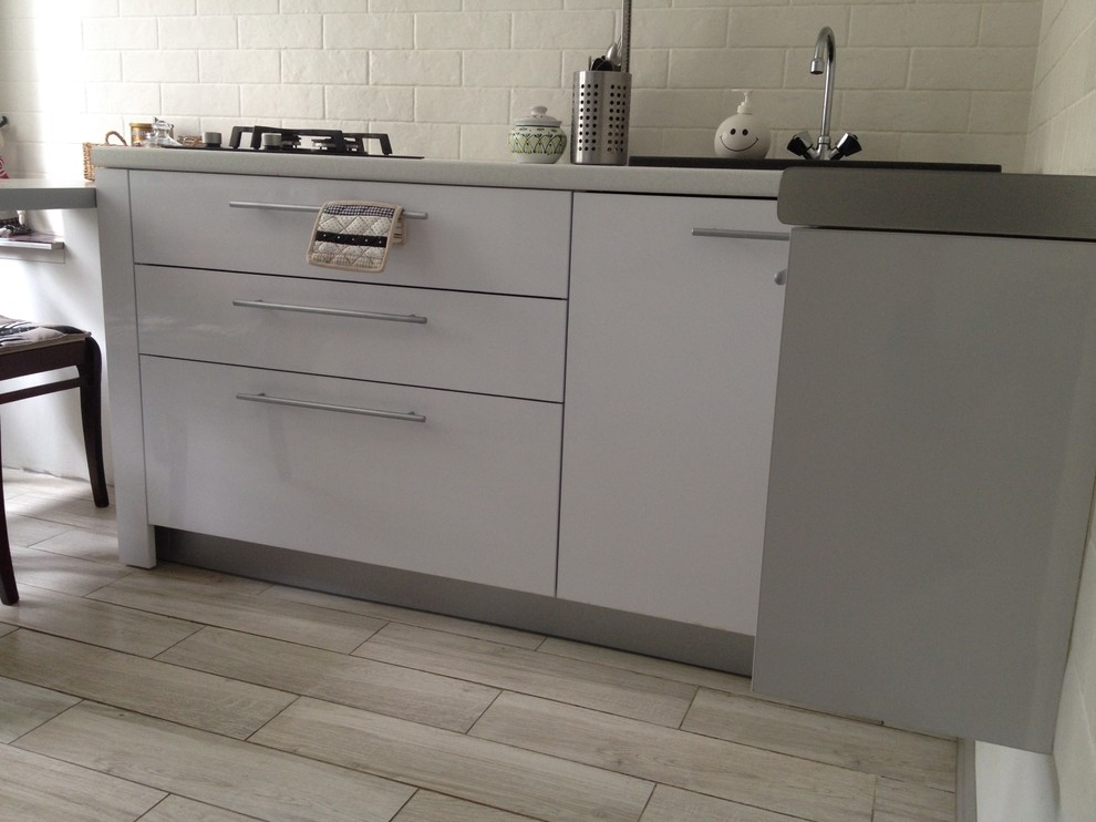 Вариант дизайна маленькой кухни