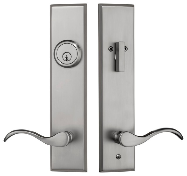Rockwell Security Times Square Single Cylinder Handleset Brushed Nickel 