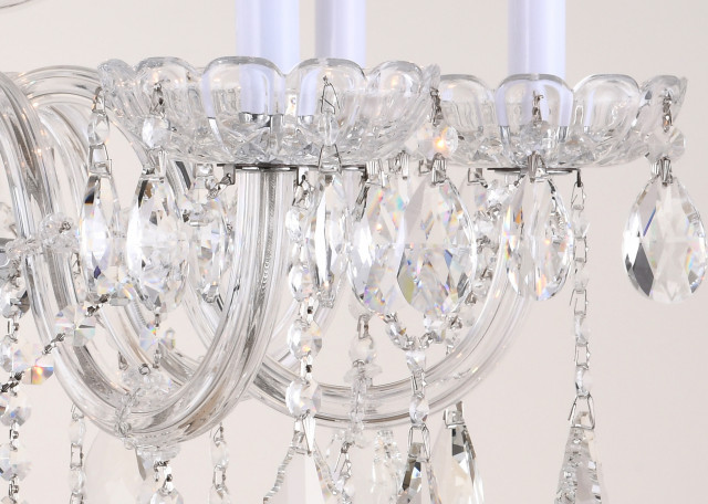 8-Light Crystal Chandelier - Traditional - Chandeliers - by Design ...