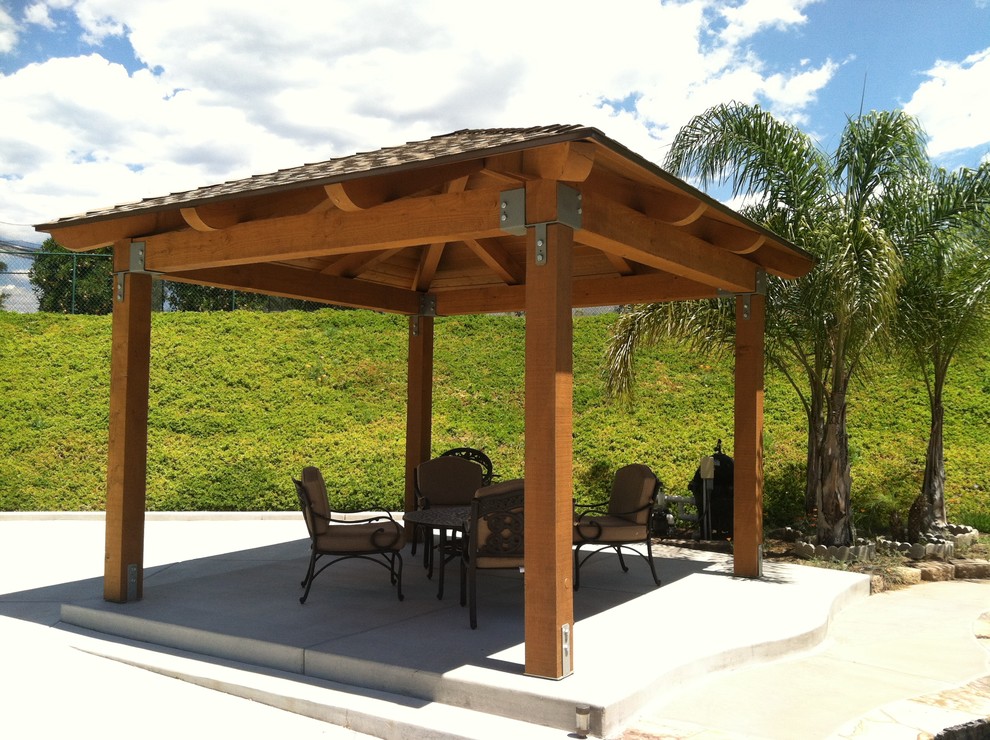 Gazebo/Pergola Craftsman San Diego by Donald R. Maize Construction