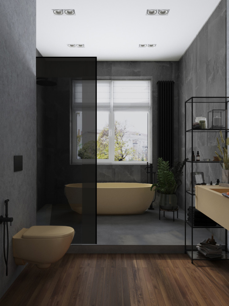 Современный лофт с нотками терракота