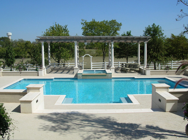 Rectangular contemporary-pool