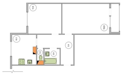 5 дизайн-проектов квартир в доме серии КОПЭ-М 