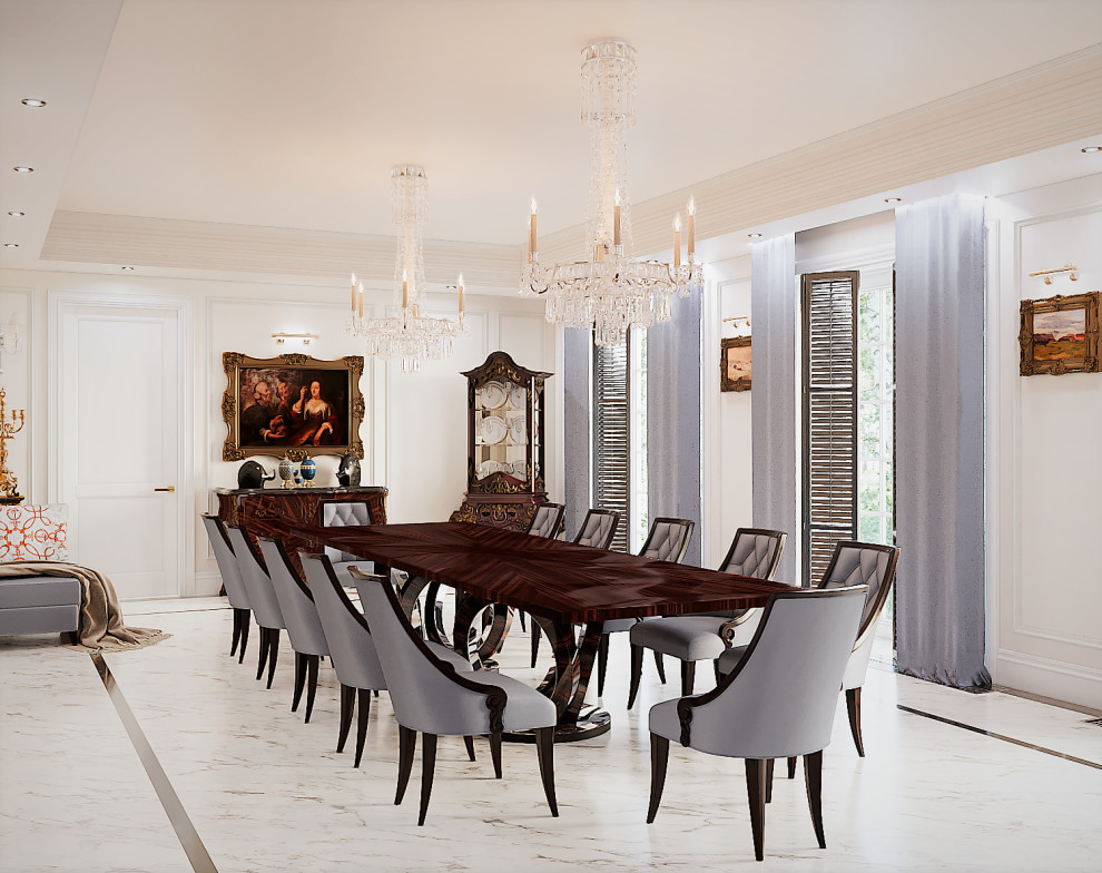 Меблирование загородного дома на рублевском ш